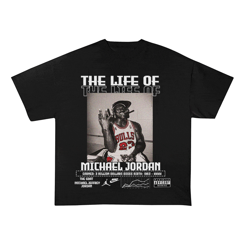 RDMCLOTHINGART tapestry hoodie MJ HEAVY WEIGHT COTTON TEE-8823