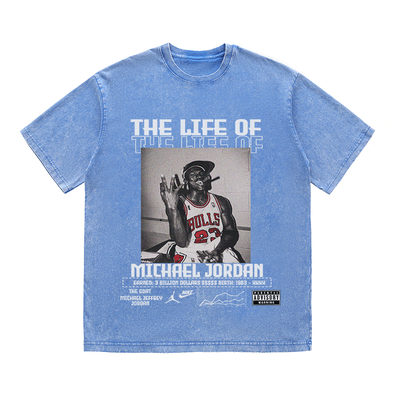 RDMCLOTHINGART tapestry hoodie MJ HEAVY WEIGHT COTTON TEE-8823