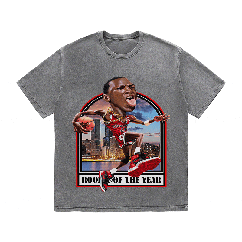 RDMCLOTHINGART tapestry hoodie MJ HEAVY WEIGHT COTTON TEE-9048