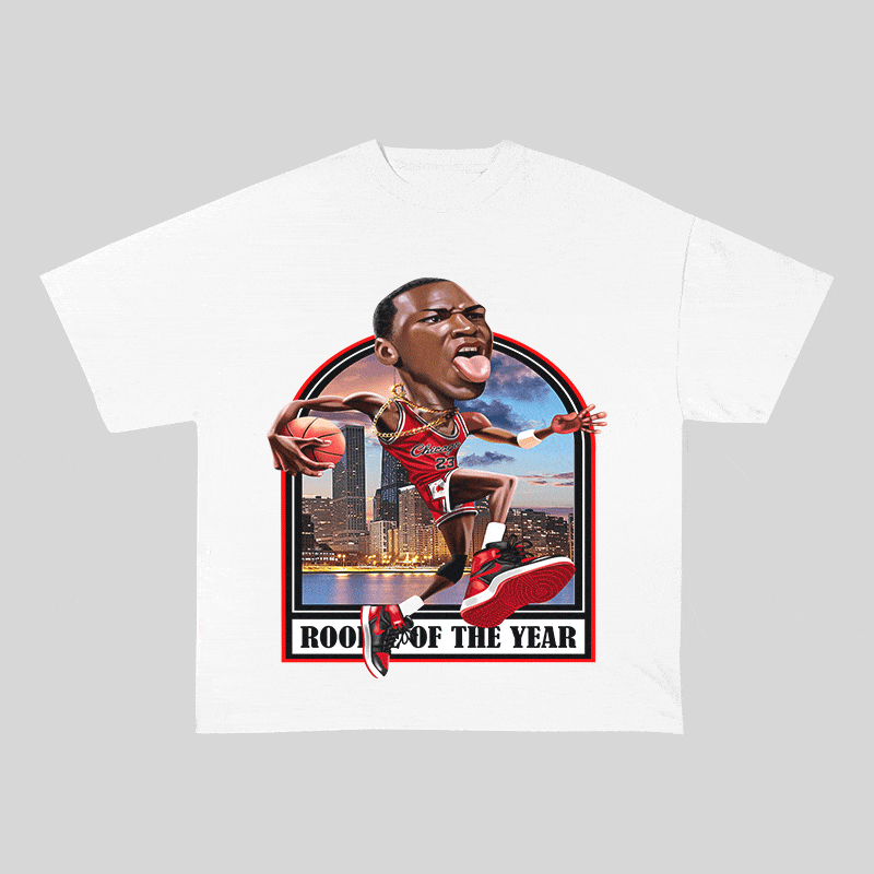 RDMCLOTHINGART tapestry hoodie MJ HEAVY WEIGHT COTTON TEE-9048