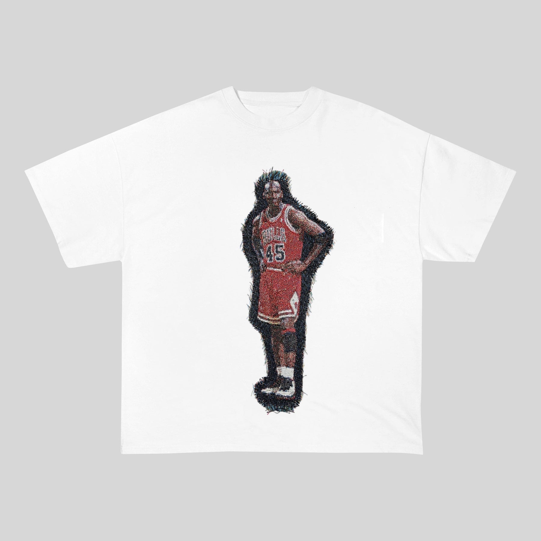 MJ HEAVY WEIGHT PATCH TEE-8113 - RDMCLOTHINGART