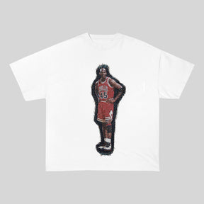 MJ HEAVY WEIGHT PATCH TEE-8113 - RDMCLOTHINGART