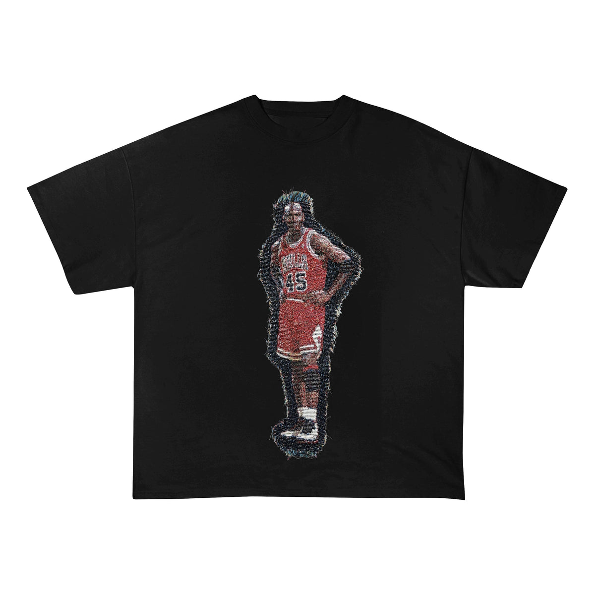 MJ HEAVY WEIGHT PATCH TEE-8113 - RDMCLOTHINGART
