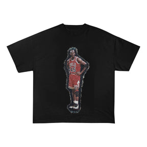 MJ HEAVY WEIGHT PATCH TEE-8113 - RDMCLOTHINGART