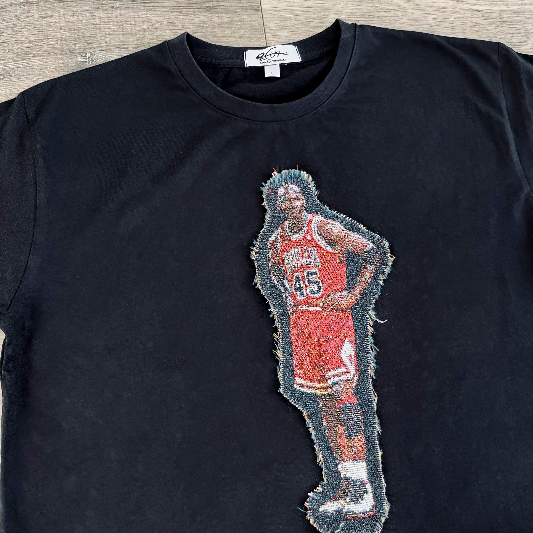 MJ HEAVY WEIGHT PATCH TEE-8113 - RDMCLOTHINGART