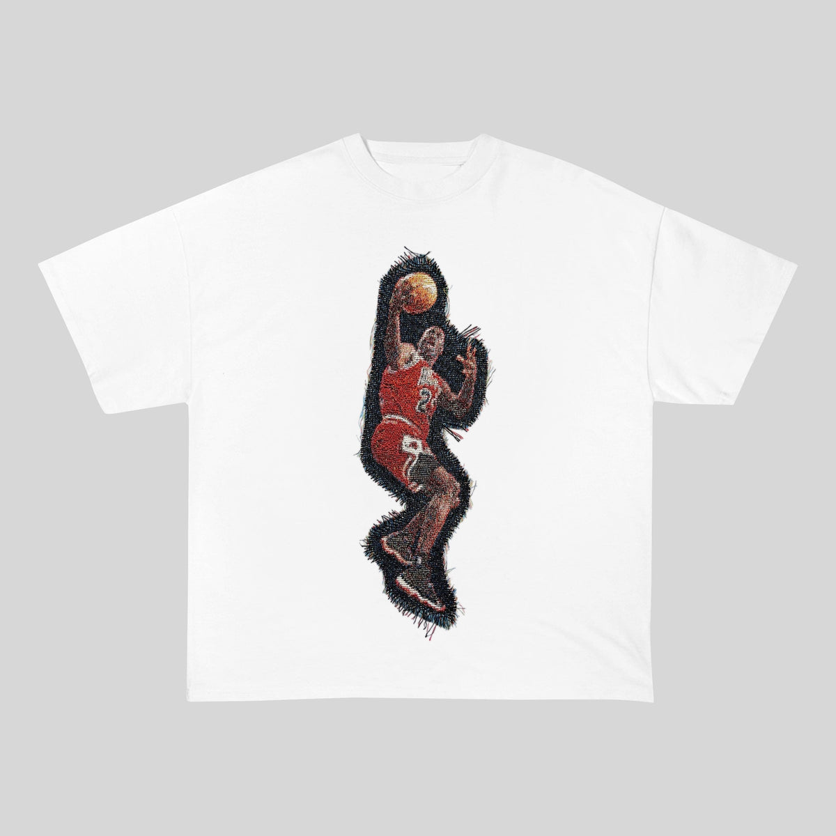 MJ LAYUP HEAVY WEIGHT PATCH TEE-8108 - RDMCLOTHINGART