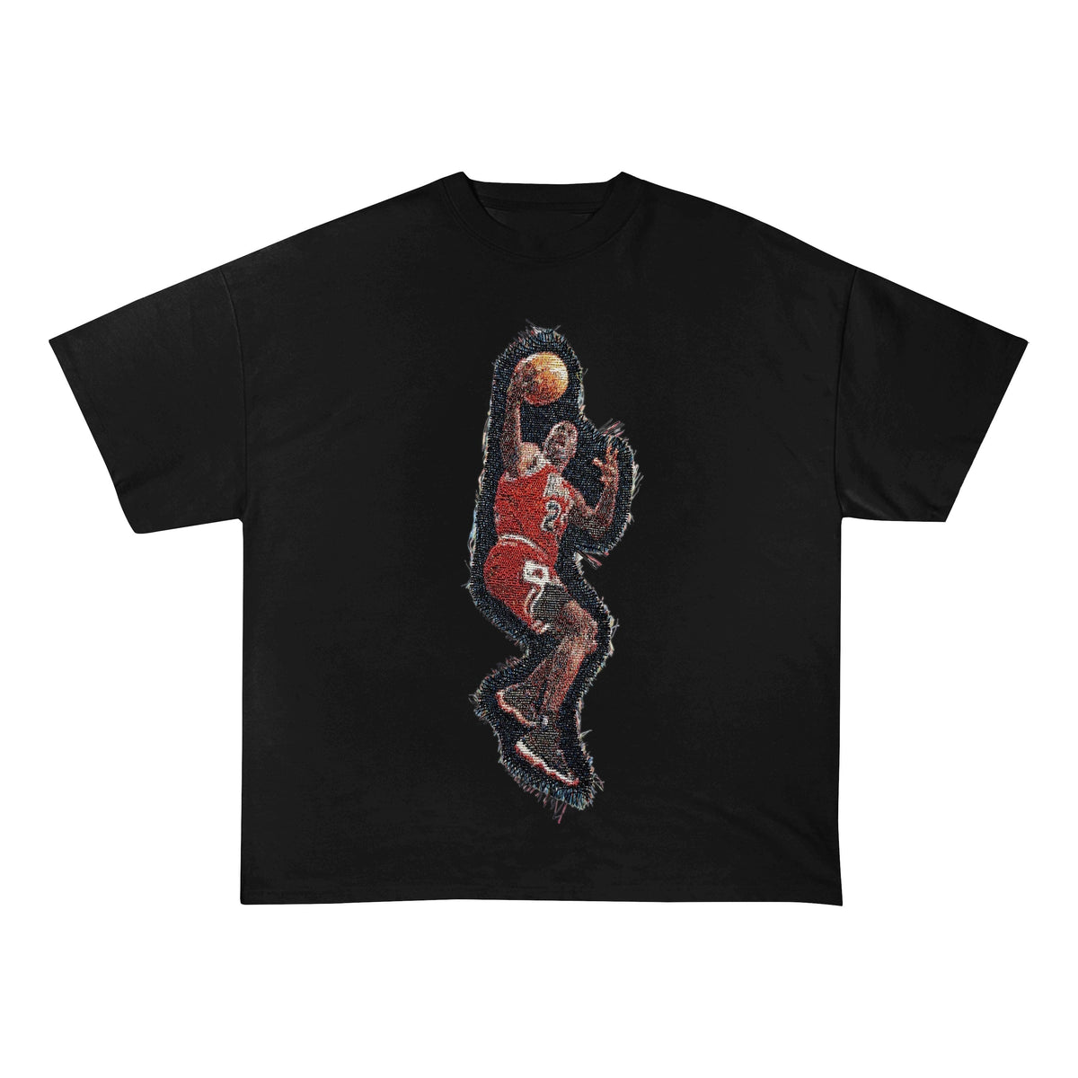 MJ LAYUP HEAVY WEIGHT PATCH TEE-8108 - RDMCLOTHINGART
