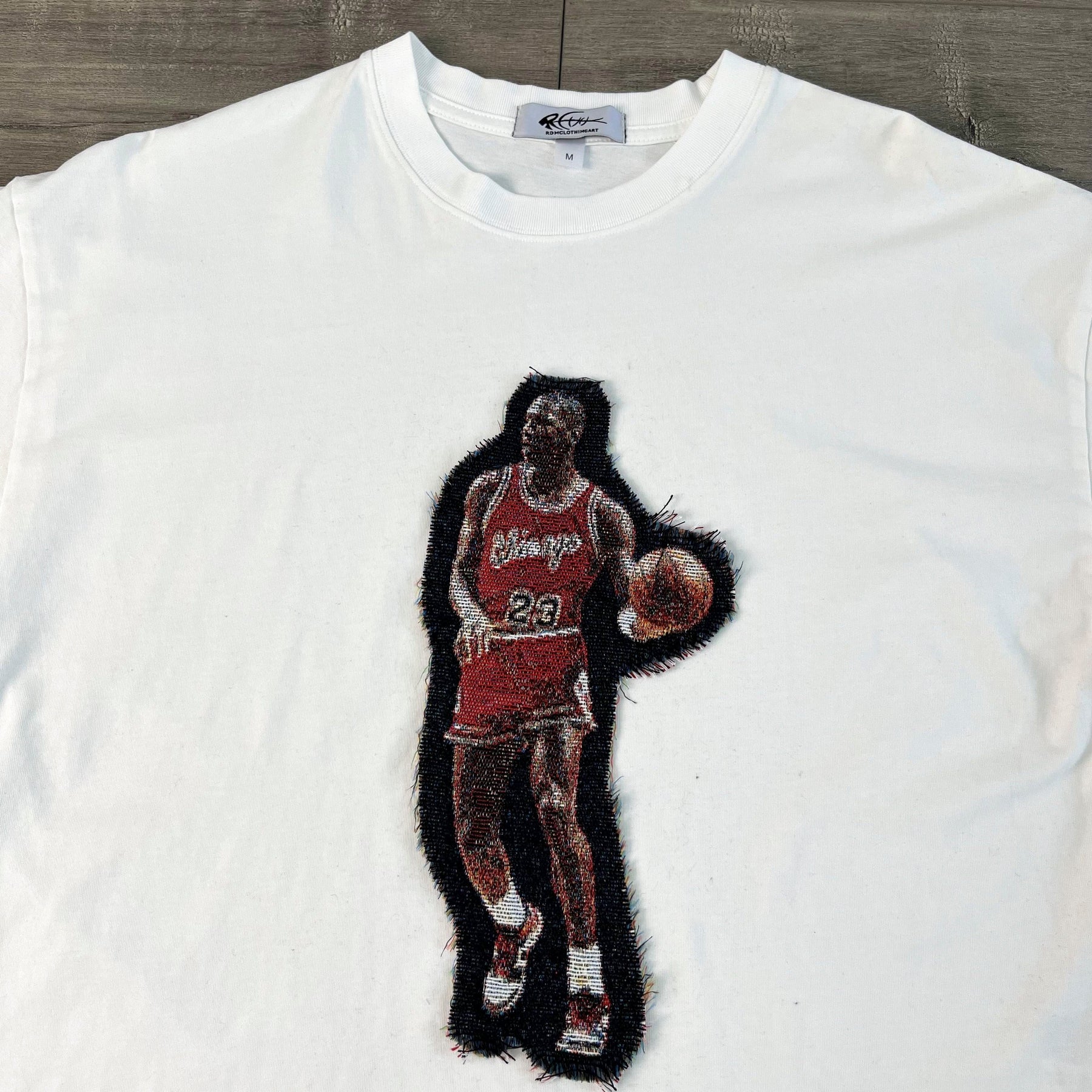 MJ PASS HEAVY WEIGHT PATCH TEE-8112 - RDMCLOTHINGART