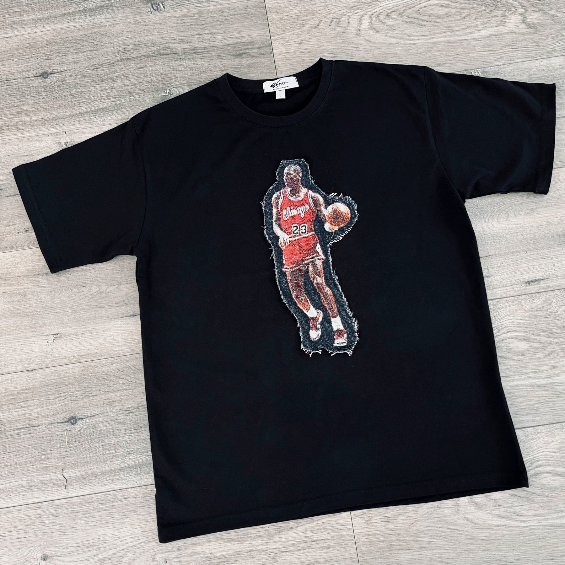 MJ PASS HEAVY WEIGHT PATCH TEE-8112 - RDMCLOTHINGART