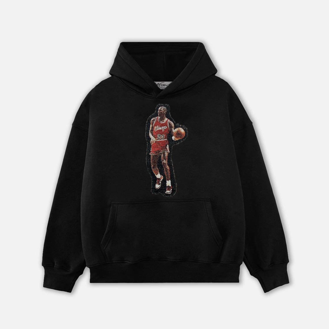 MJ PASS TAPESTRY PATCH HOODIE-9006 - RDMCLOTHINGART