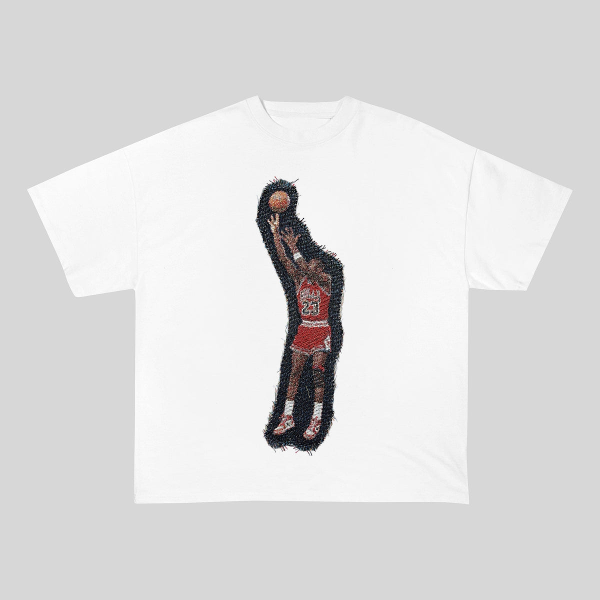 MJ SHOOTING V2 HEAVY WEIGHT PATCH TEE-8120 - RDMCLOTHINGART