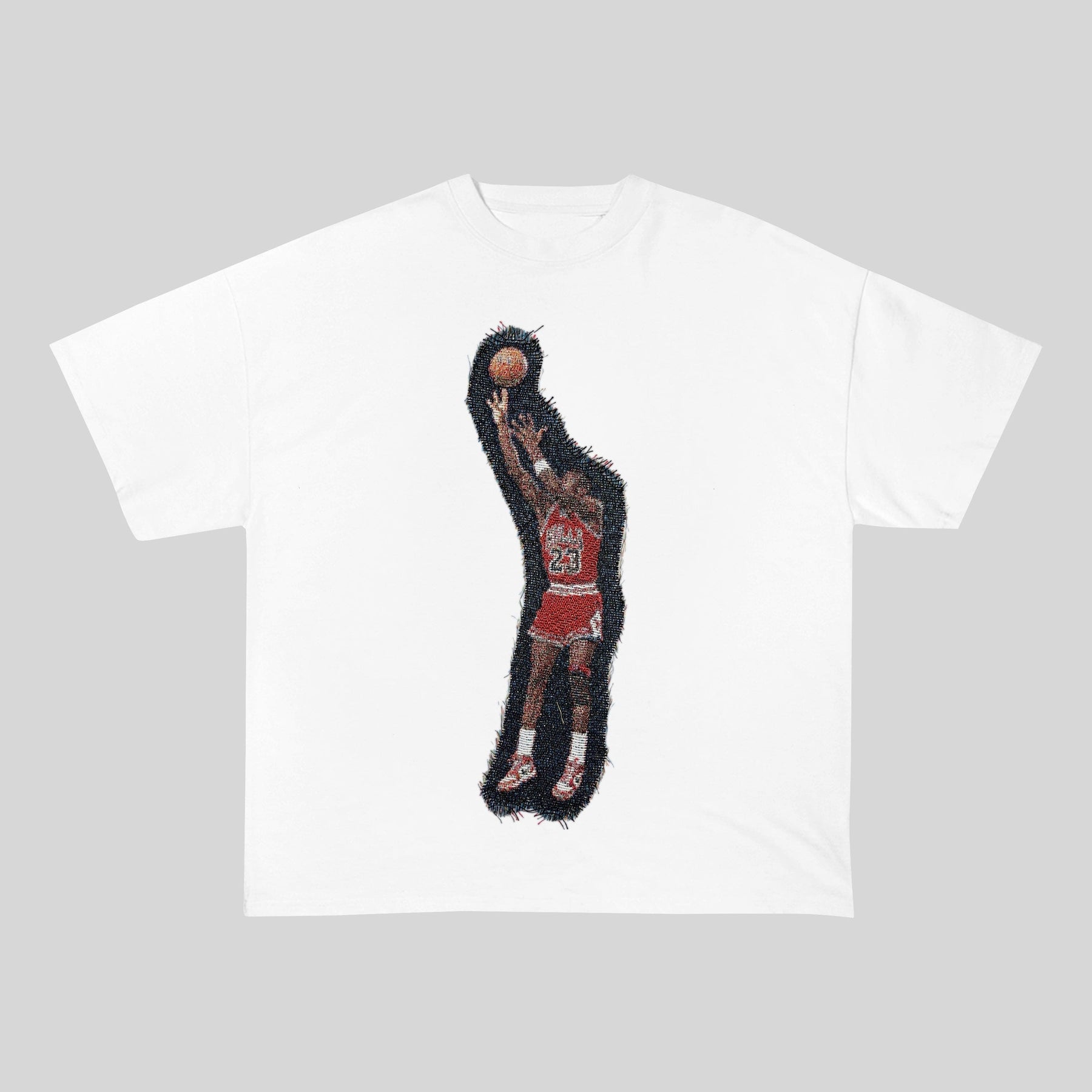 MJ SHOOTING V2 HEAVY WEIGHT PATCH TEE-8120 - RDMCLOTHINGART