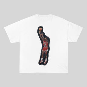 MJ SHOOTING V2 HEAVY WEIGHT PATCH TEE-8120 - RDMCLOTHINGART