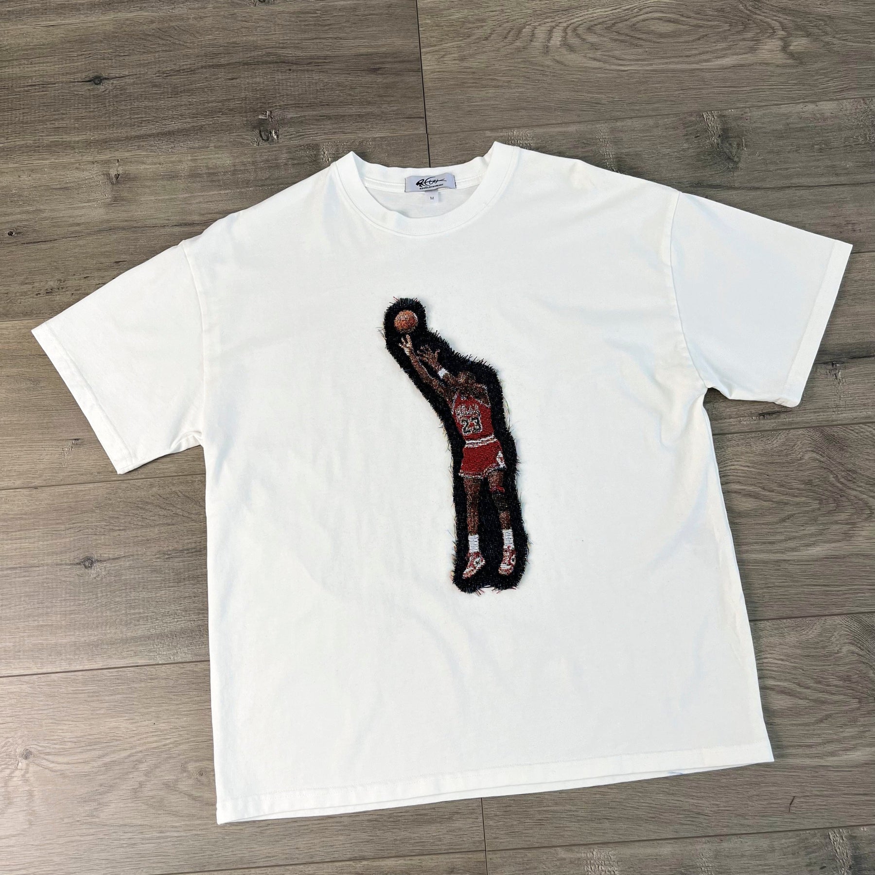 MJ SHOOTING V2 HEAVY WEIGHT PATCH TEE-8120 - RDMCLOTHINGART