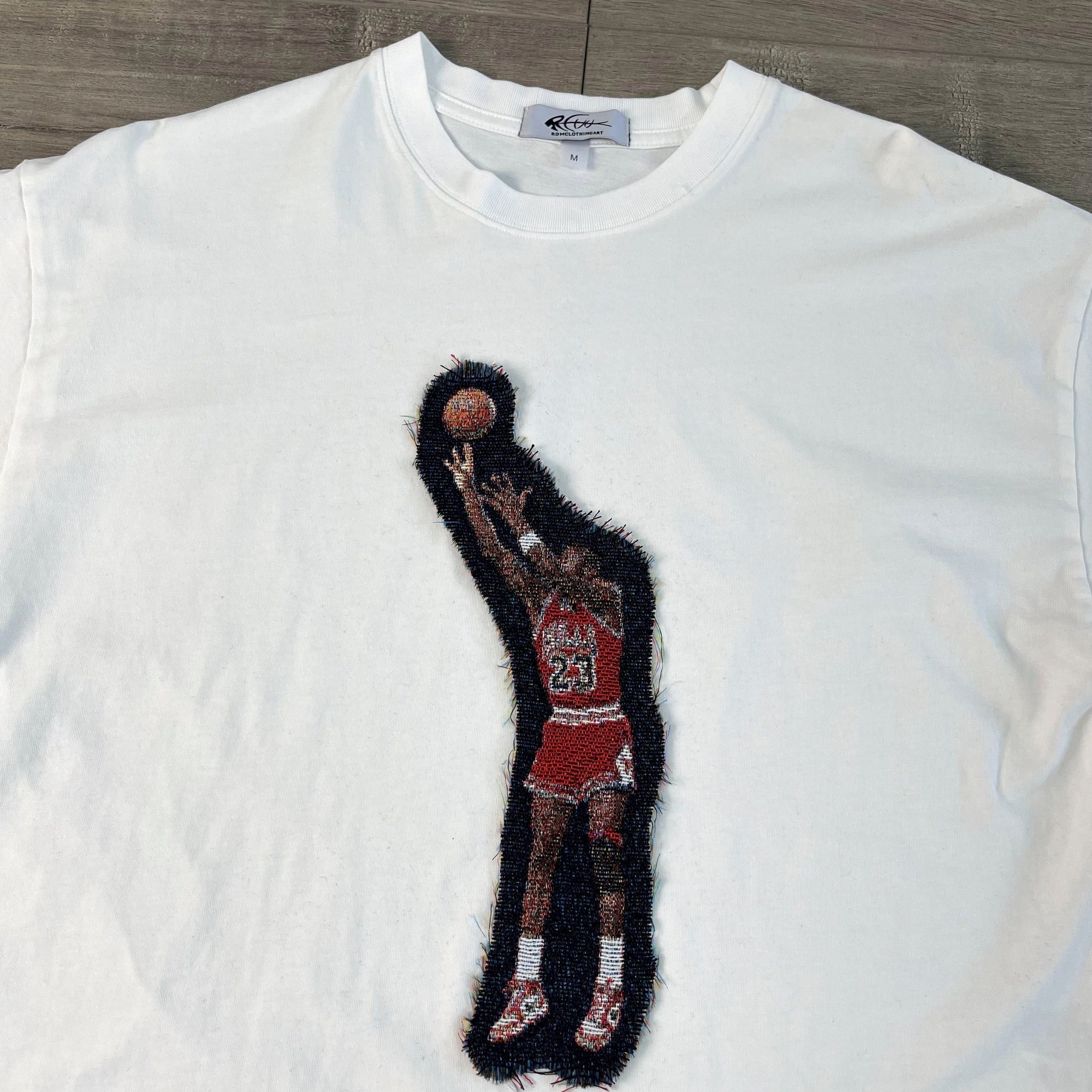 MJ SHOOTING V2 HEAVY WEIGHT PATCH TEE-8120 - RDMCLOTHINGART