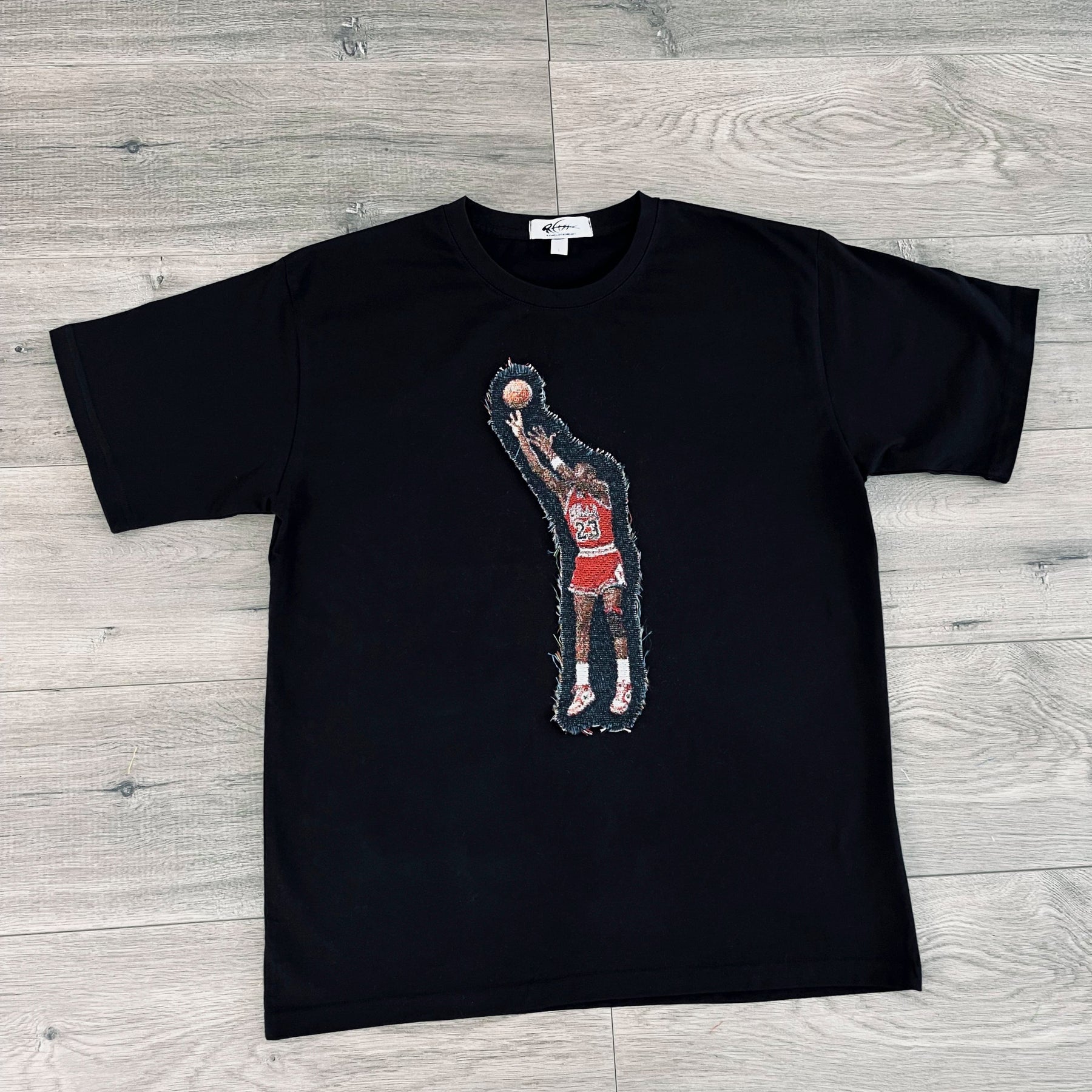 MJ SHOOTING V2 HEAVY WEIGHT PATCH TEE-8120 - RDMCLOTHINGART
