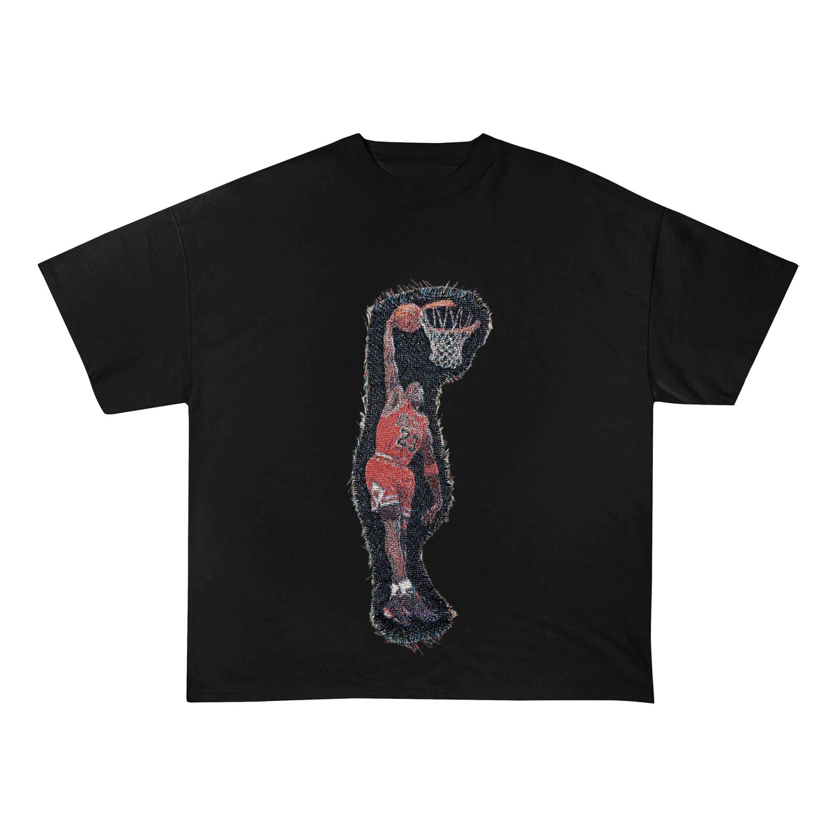 MJ SLAM HEAVY WEIGHT PATCH TEE-8116 - RDMCLOTHINGART