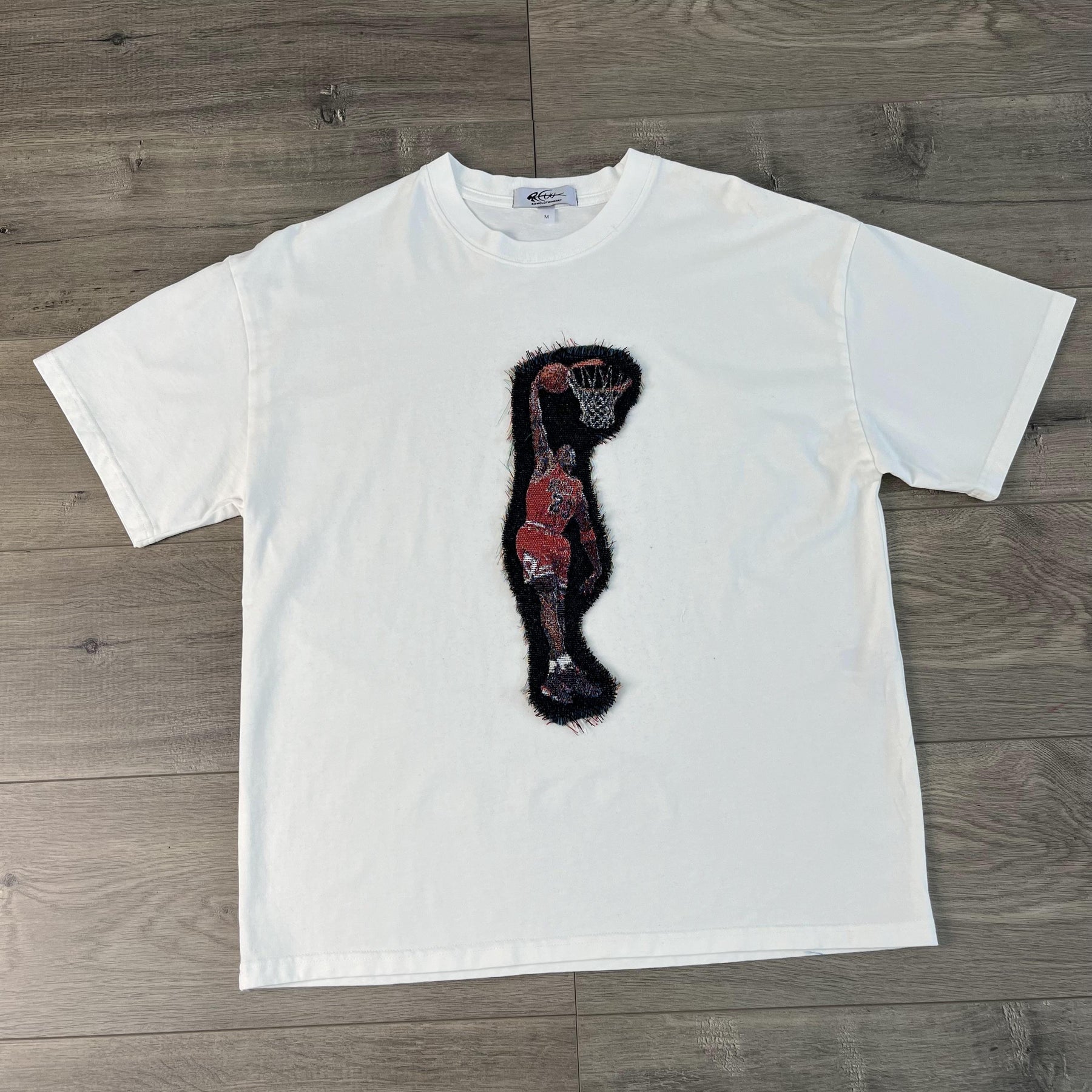 MJ SLAM HEAVY WEIGHT PATCH TEE-8116 - RDMCLOTHINGART