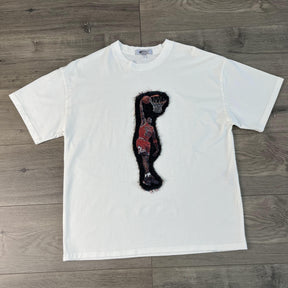 MJ SLAM HEAVY WEIGHT PATCH TEE-8116 - RDMCLOTHINGART