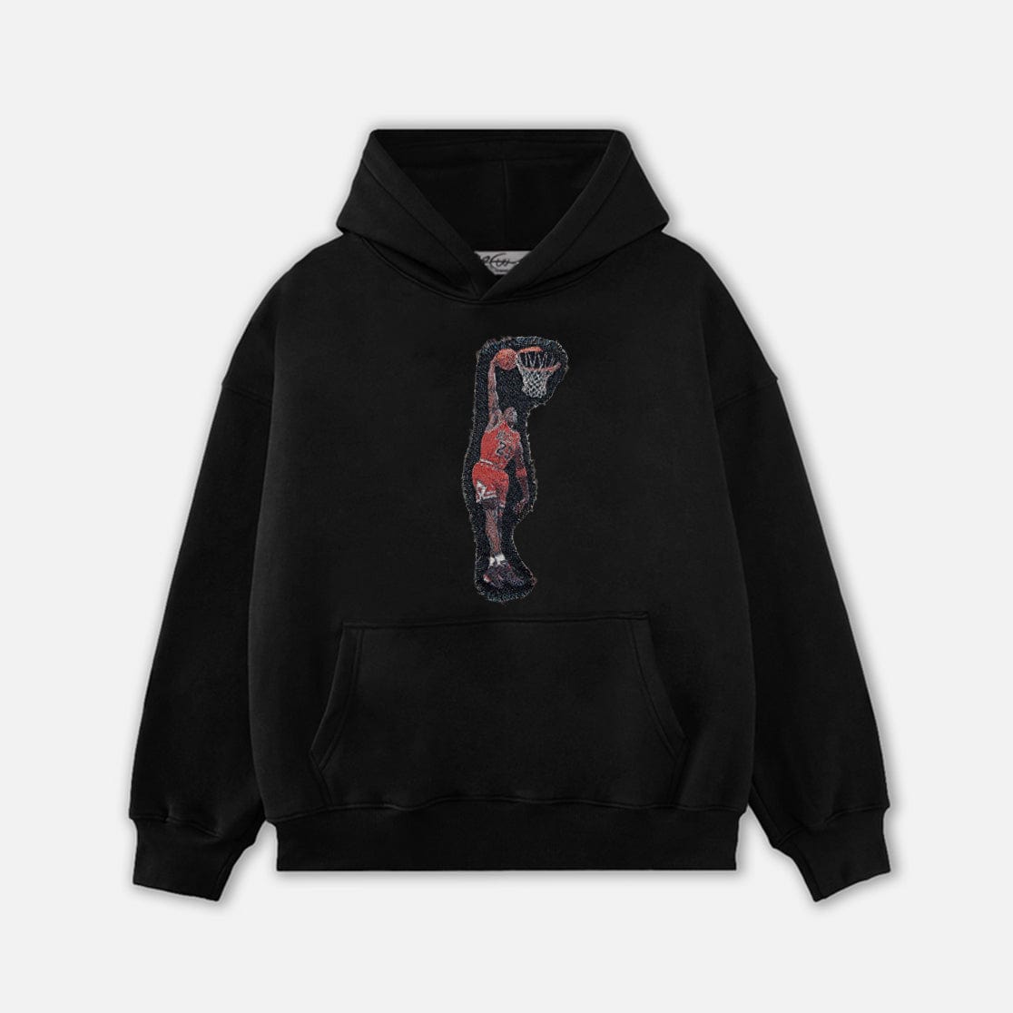 MJ SLAM TAPESTRY PATCH HOODIE-9010 - RDMCLOTHINGART