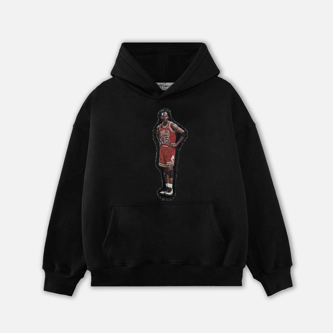 MJ TAPESTRY PATCH HOODIE-9007 - RDMCLOTHINGART