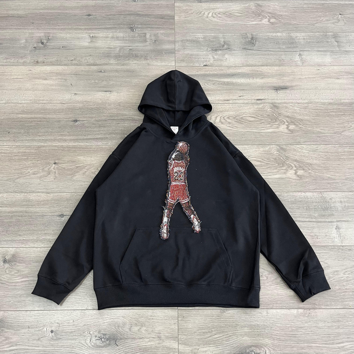 MJ TAPESTRY PATCH HOODIE-9044 - RDMCLOTHINGART