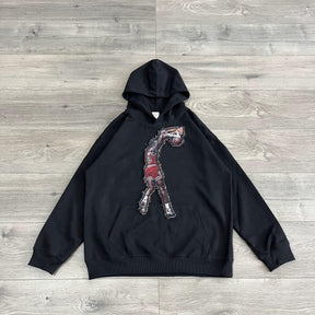 MJ TAPESTRY PATCH HOODIE-9045 - RDMCLOTHINGART