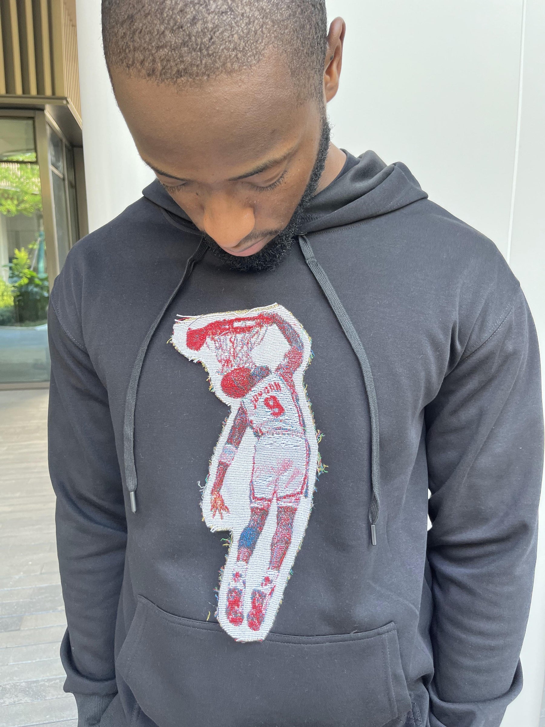 MJ TAPESTRY PATCH HOODIE-9046 - RDMCLOTHINGART