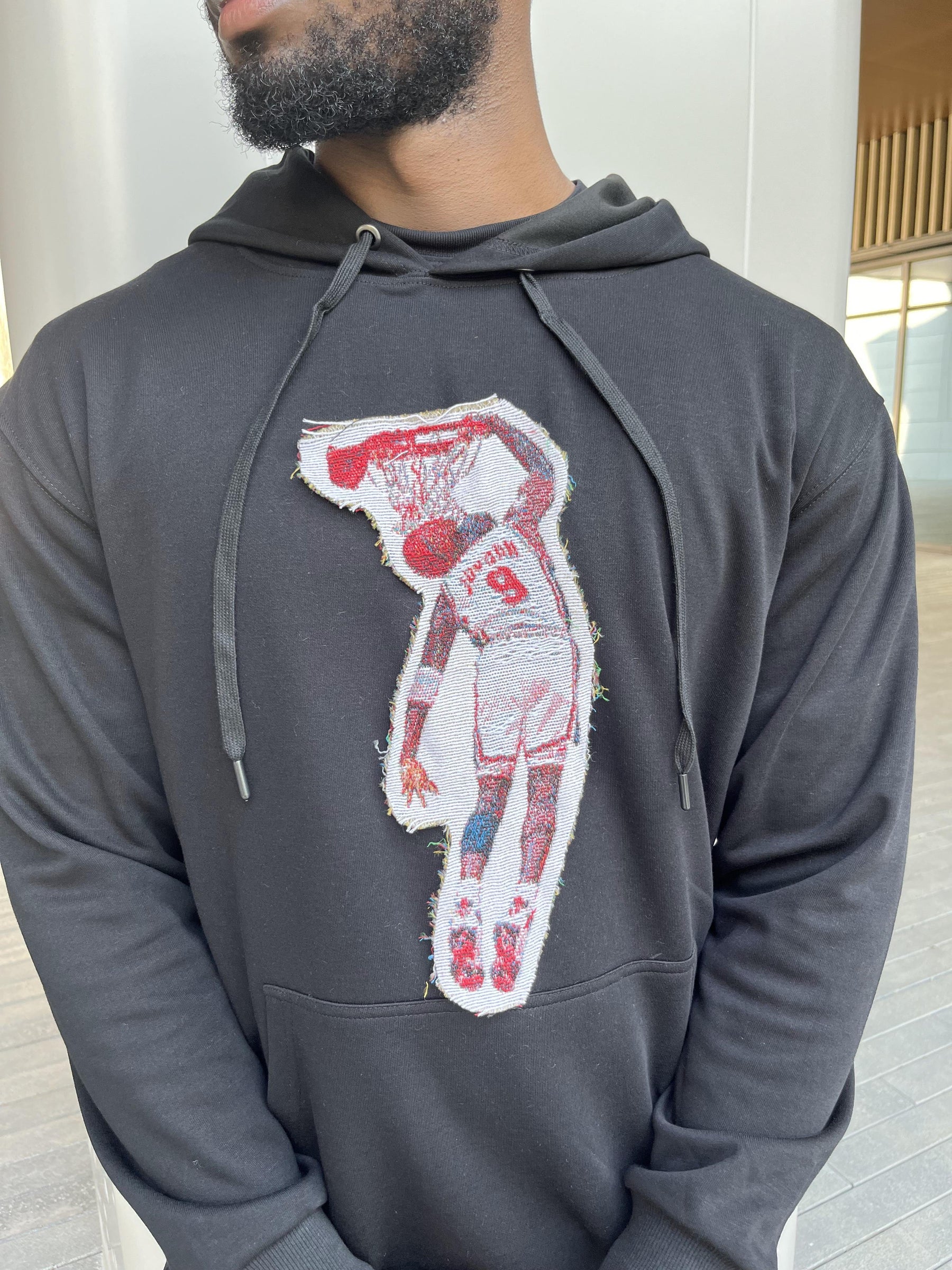 MJ TAPESTRY PATCH HOODIE-9046 - RDMCLOTHINGART