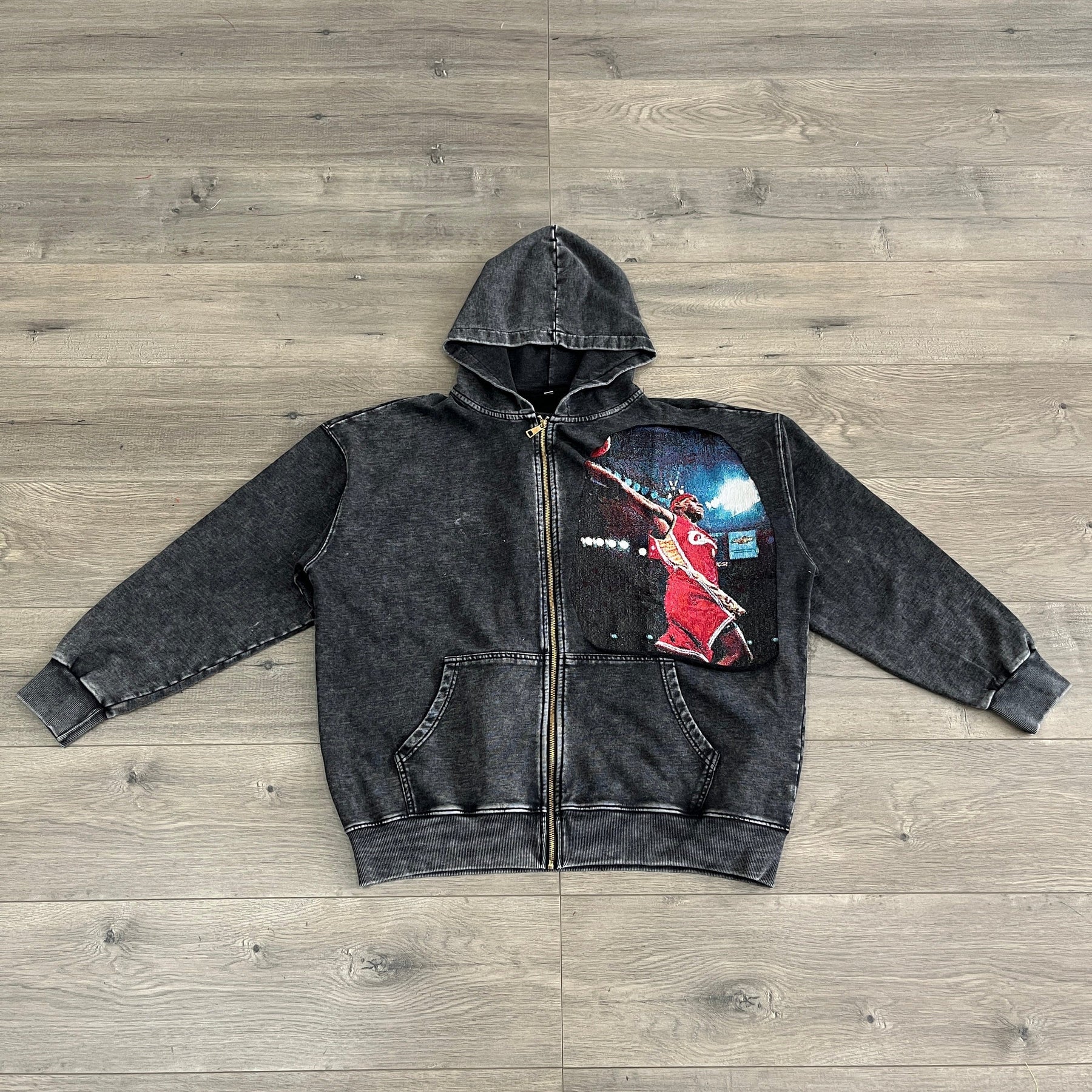 RDMCLOTHINGART tapestry hoodie MJ TAPESTRY PATCH HOODIE-9251