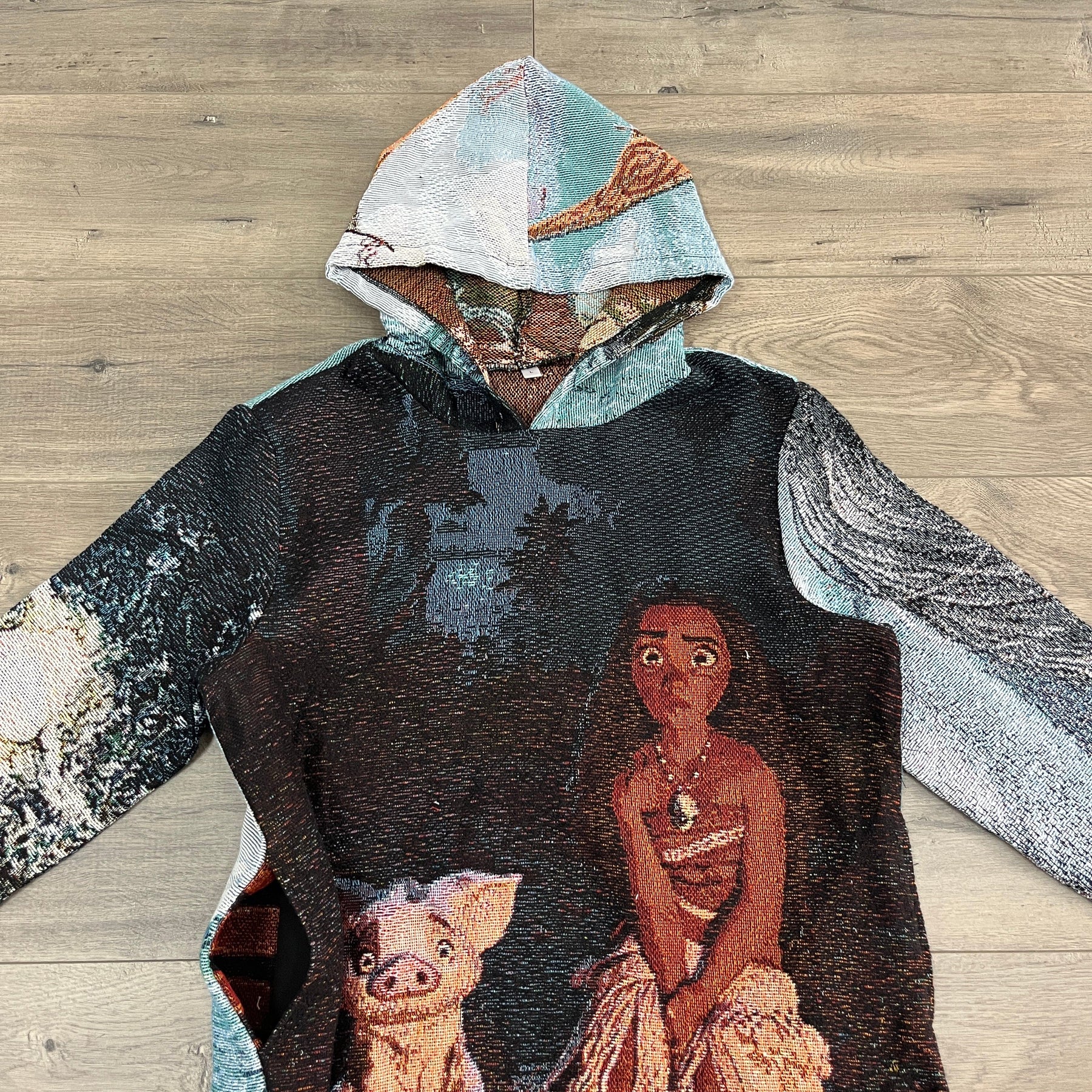 MOANA TAPESTRY HOODIE - RDMCLOTHINGART