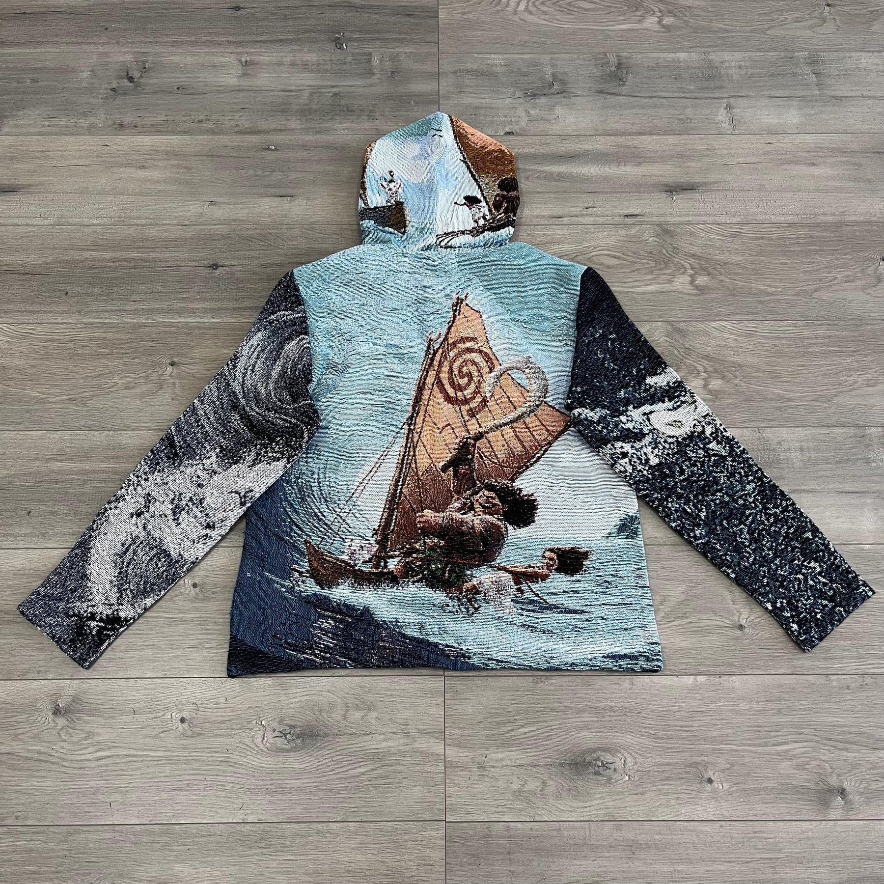 MOANA TAPESTRY HOODIE - RDMCLOTHINGART