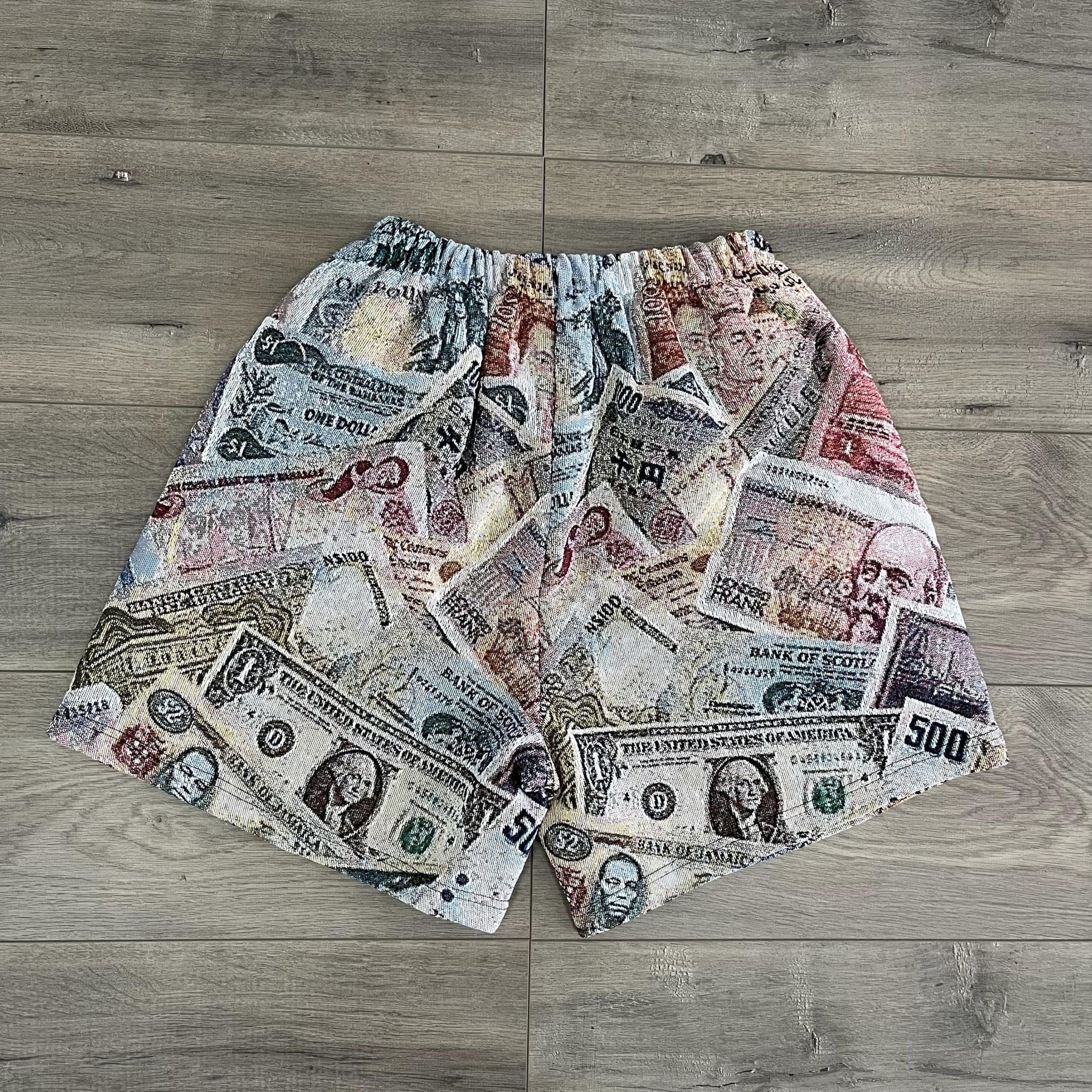 MONEY TAPESTRY SHORT - RDMCLOTHINGART