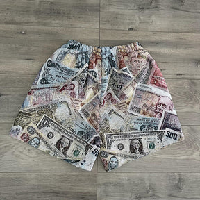 MONEY TAPESTRY SHORT - RDMCLOTHINGART