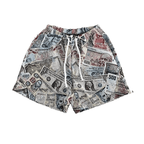 MONEY TAPESTRY SHORT - RDMCLOTHINGART