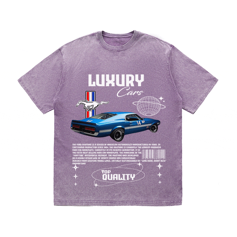 RDMCLOTHINGART tapestry hoodie MUSTANG HEAVY WEIGHT COTTON TEE-9108