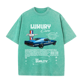 RDMCLOTHINGART tapestry hoodie MUSTANG HEAVY WEIGHT COTTON TEE-9108