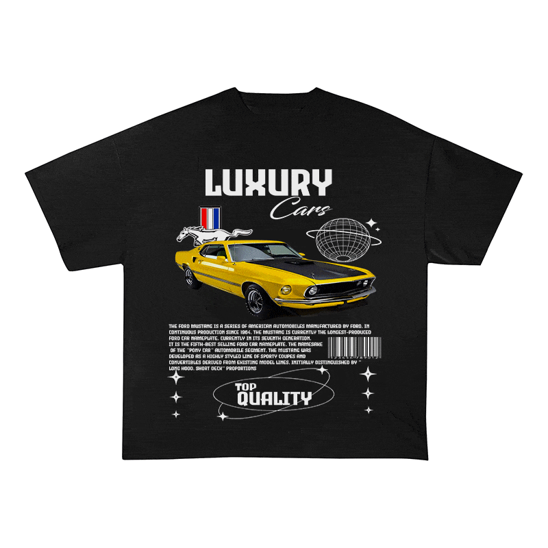 RDMCLOTHINGART tapestry hoodie MUSTANG HEAVY WEIGHT COTTON TEE-9109