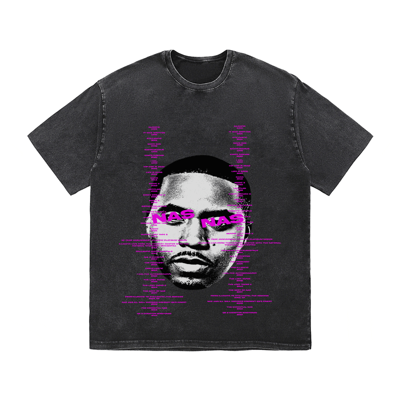 RDMCLOTHINGART tapestry hoodie NAS HEAVY WEIGHT COTTON TEE-8940