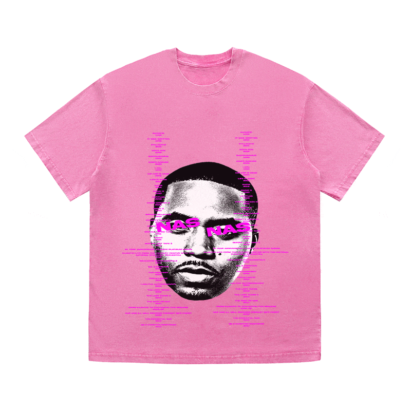 RDMCLOTHINGART tapestry hoodie NAS HEAVY WEIGHT COTTON TEE-8940