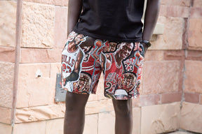 NEW MJ COLLECTION TAPESTRY SHORTS - RDMCLOTHINGART