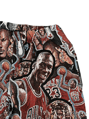 NEW MJ COLLECTION TAPESTRY SHORTS - RDMCLOTHINGART