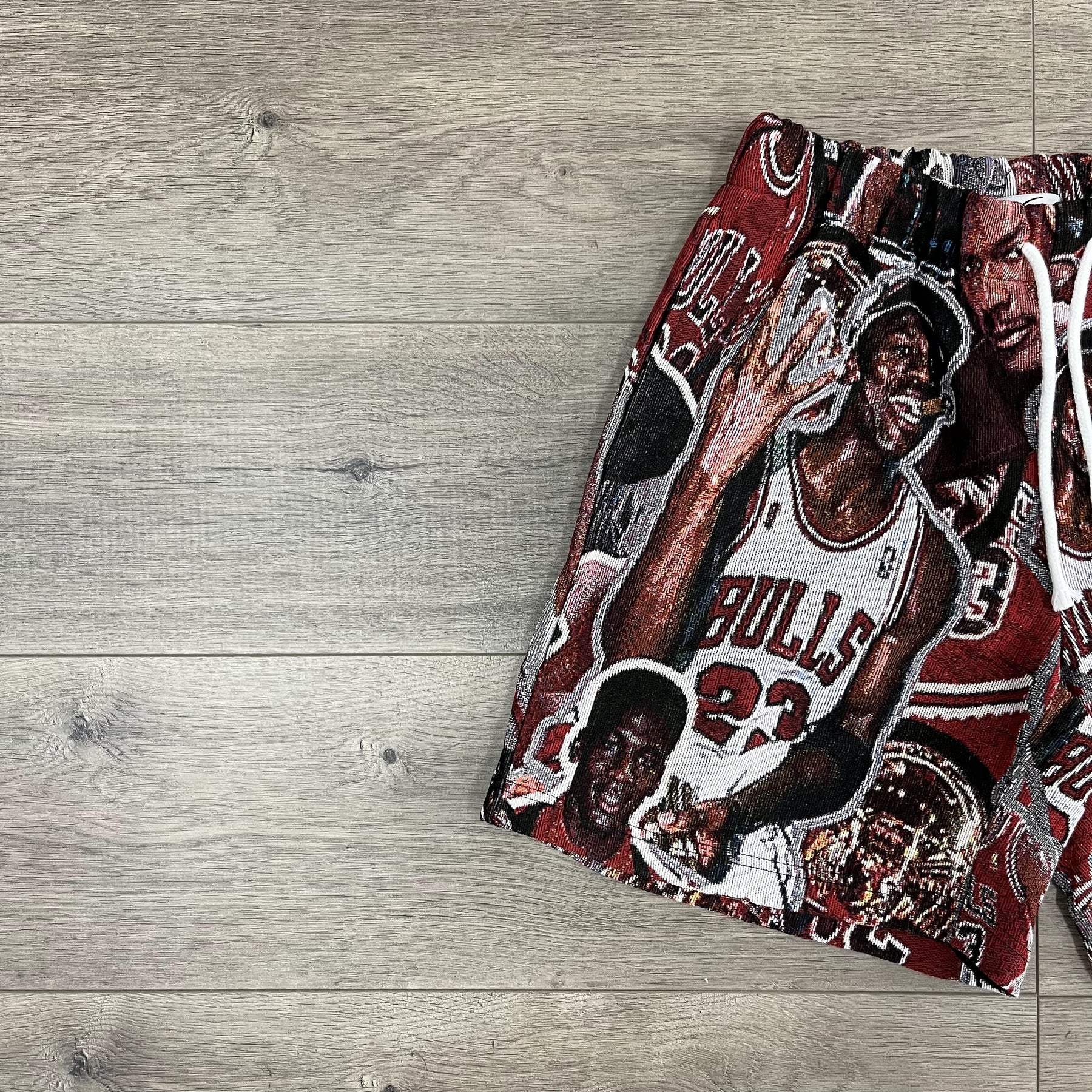 NEW MJ COLLECTION TAPESTRY SHORTS - RDMCLOTHINGART