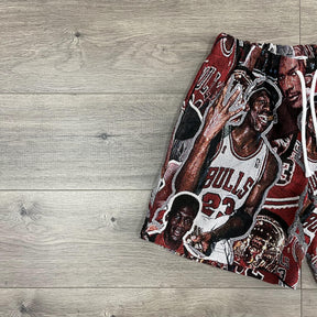 NEW MJ COLLECTION TAPESTRY SHORTS - RDMCLOTHINGART