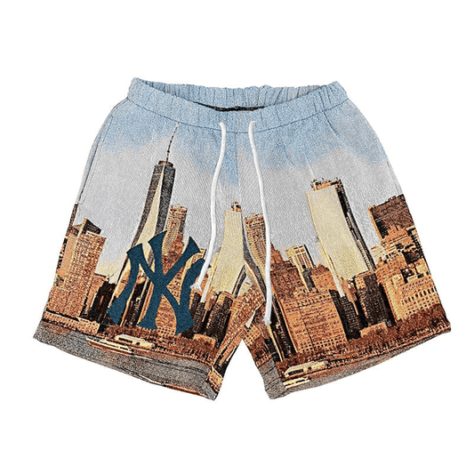 RDMCLOTHINGART tapestry hoodie NEW YORK TAPESTRY SHORTS