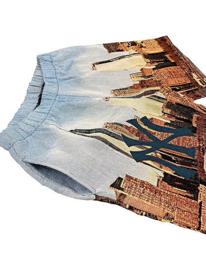 RDMCLOTHINGART tapestry hoodie NEW YORK TAPESTRY SHORTS
