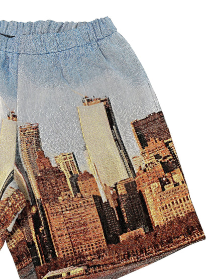 RDMCLOTHINGART tapestry hoodie NEW YORK TAPESTRY SHORTS