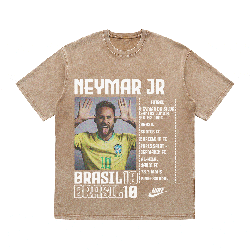 RDMCLOTHINGART tapestry hoodie NEYMAR HEAVY WEIGHT COTTON TEE-8824