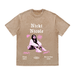 RDMCLOTHINGART tapestry hoodie NICKI NICOLE HEAVY WEIGHT COTTON TEE-8889