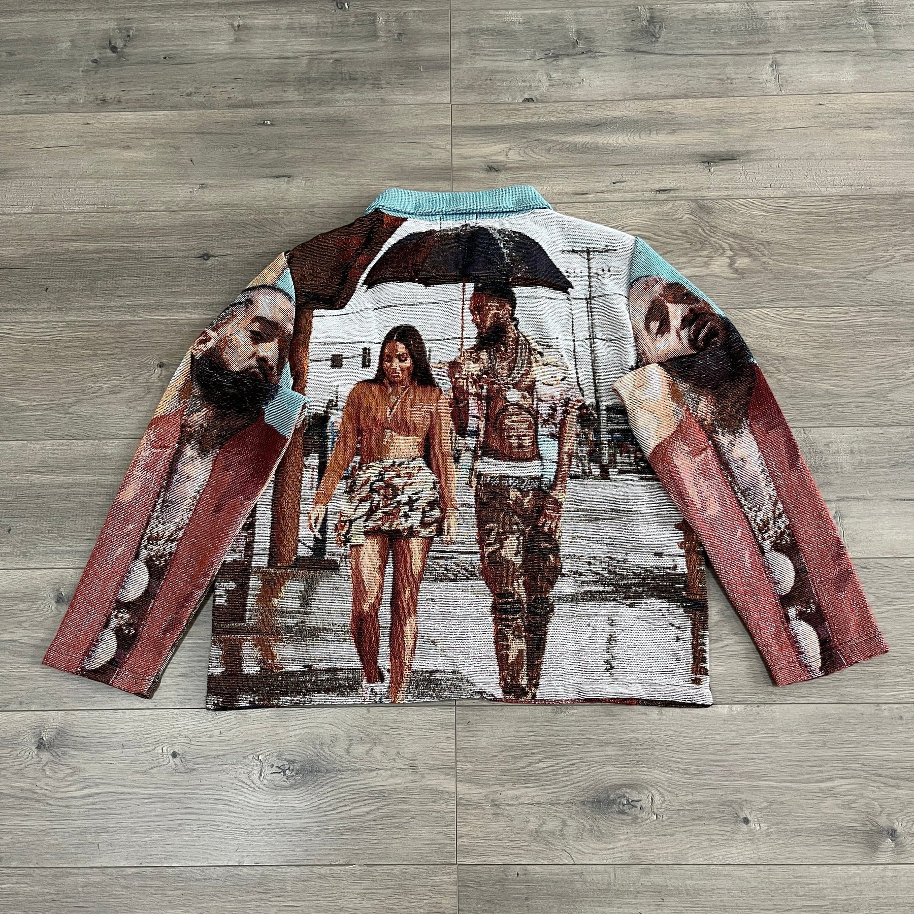 RDMCLOTHINGART tapestry hoodie NIPSEY V3 TAPESTRY JACKET